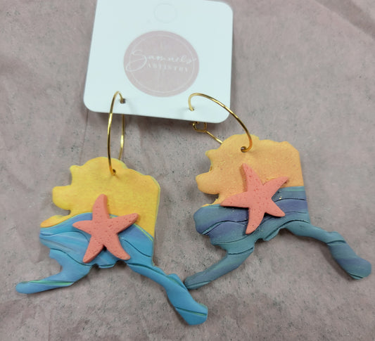 Alaska Starfish Earrings