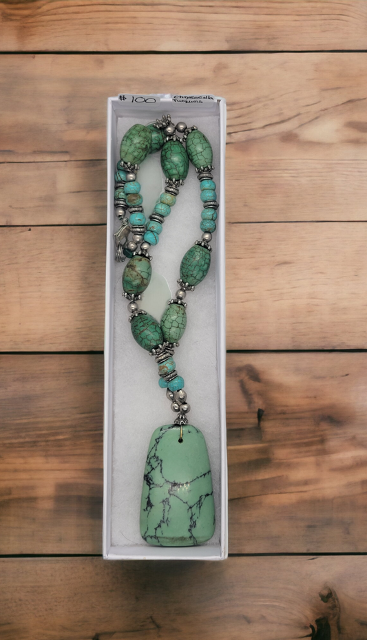 Chrysocolla & Turquoise Necklace