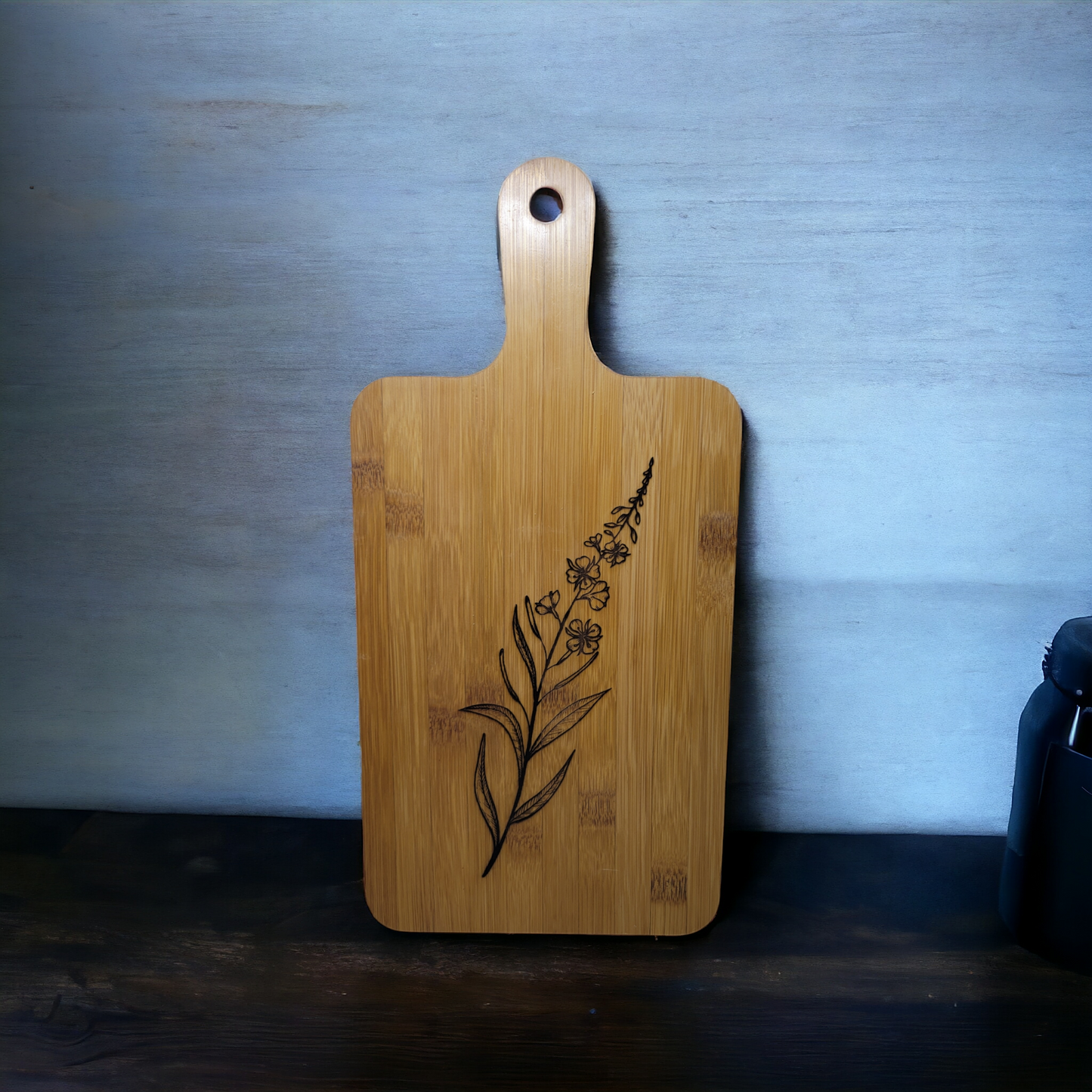 Fireweed Engraved Kitchen Cutting Board